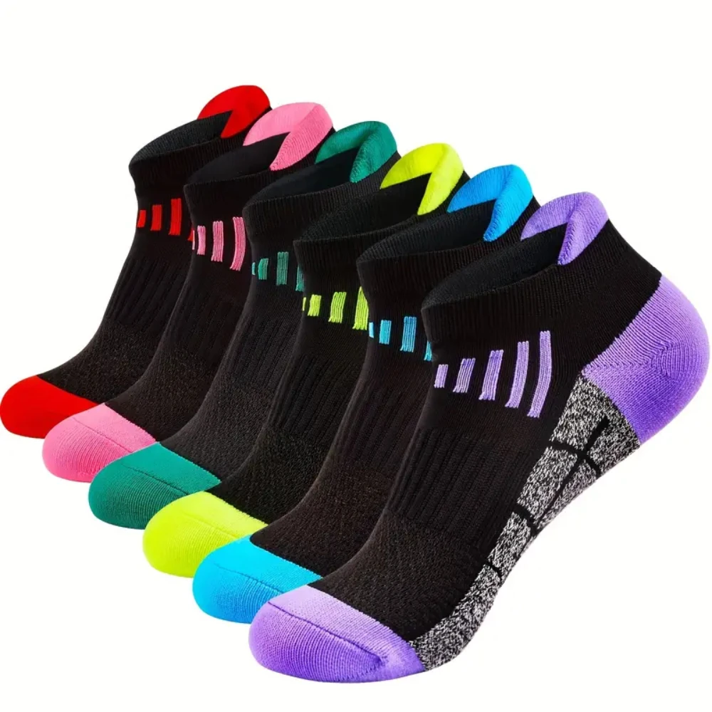 (image for) 6 Pairs Men's Ankle Socks, Anti Odor & Sweat Absorption Breathable Cotton Low Cut Socks Mens Sport Socks for Outdoor Running Cycling Hiking Wearing All Seasons Wearing